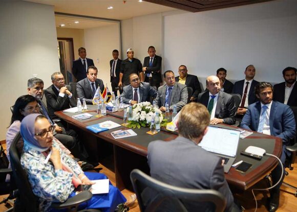 Visite du Directeur général de « WHO » et du Ministre égyptien de la Santé.